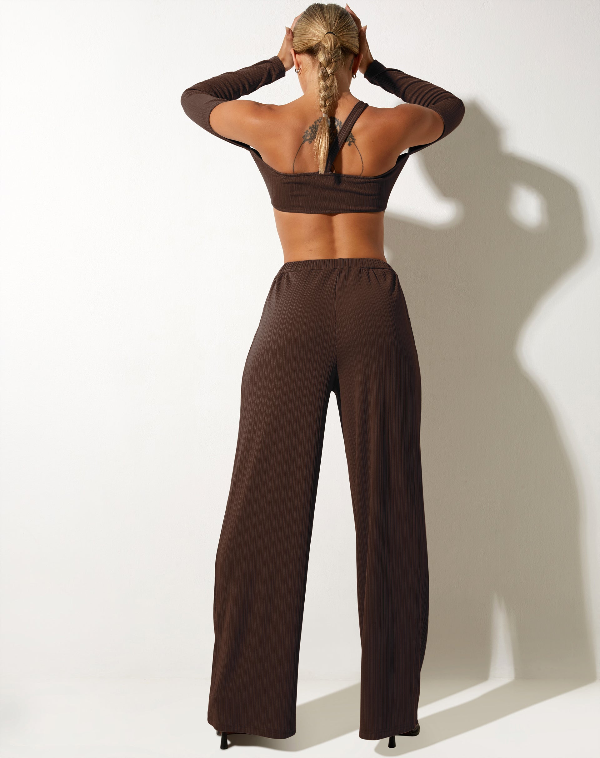 immagine di Vijas Bralette Top in cioccolato amaro