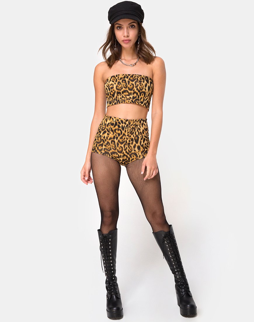 Immagine di Hilly High Waist Hot Pant in Leopard