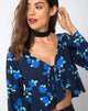 Immagine di Vine Top in Midnight Blue Rose