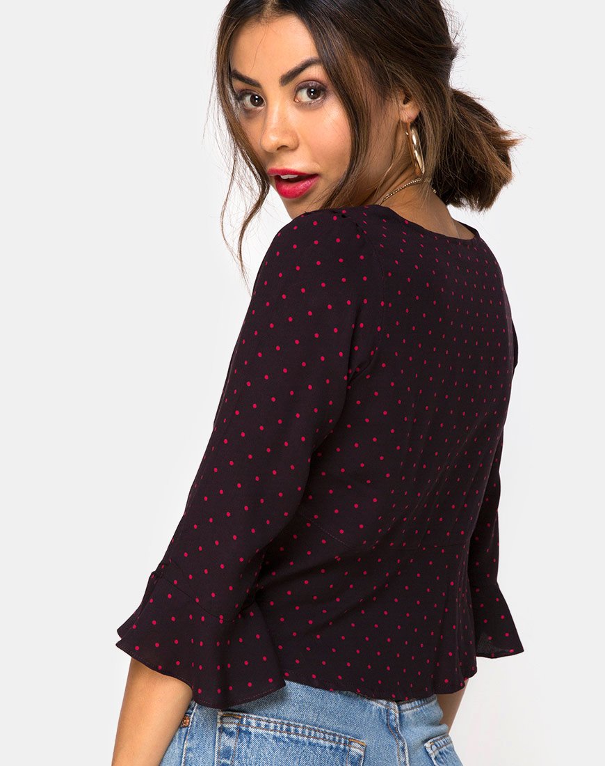 Immagine di Vinequa Top in Cuban Dot Red