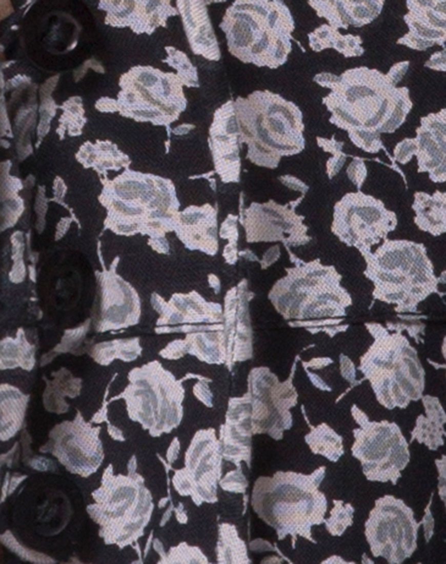 Immagine di Vinequa Blusa in Ditsy Rose Nero