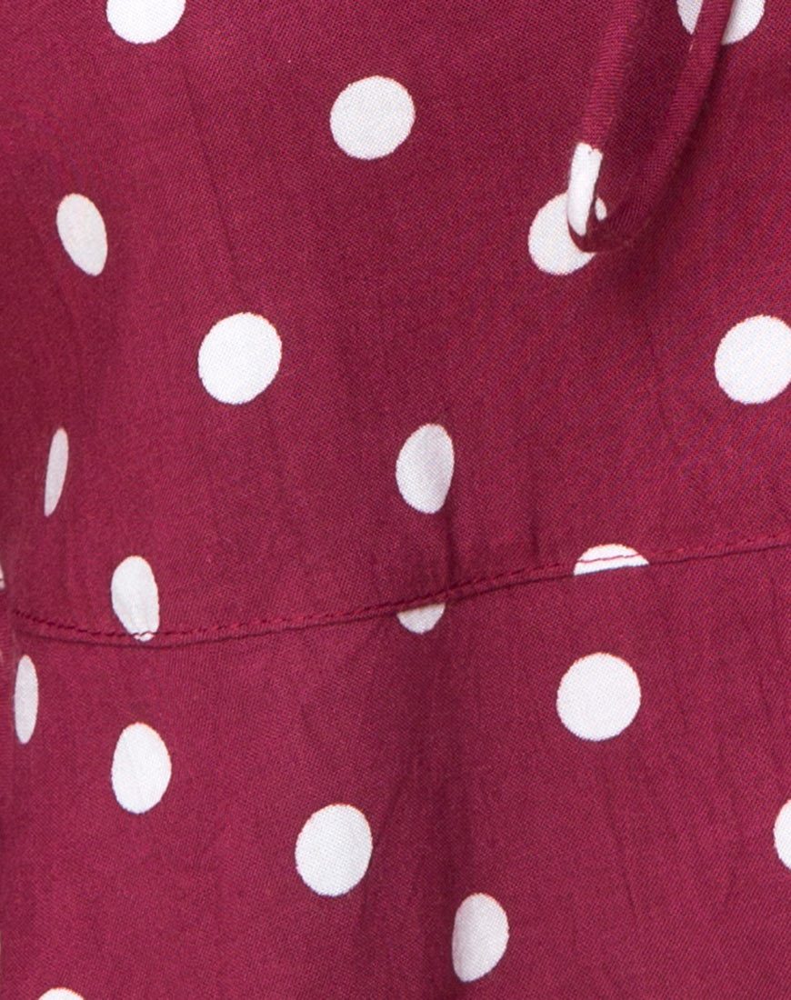 Immagine di Vinequa Top in Medium Polka Wine