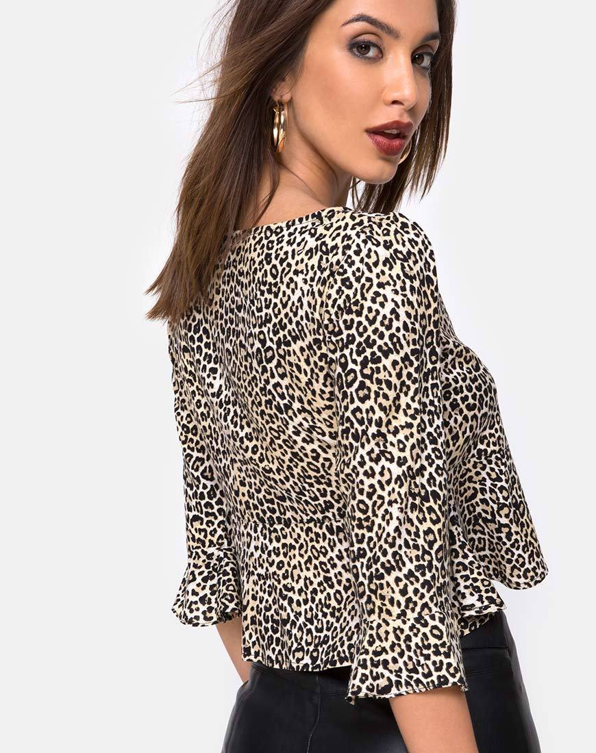 Top Vinequa in Rar Leopard