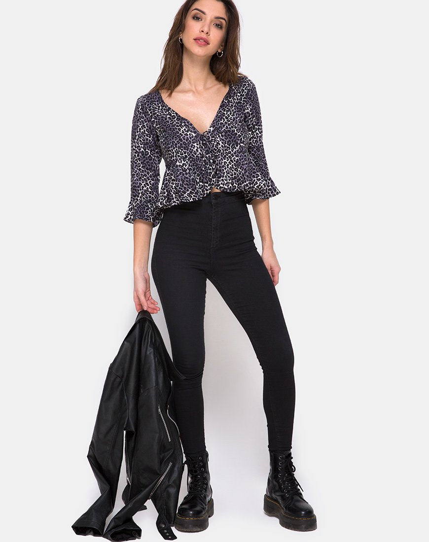 Immagine di Vinequa Top in Rar Leopard Grey