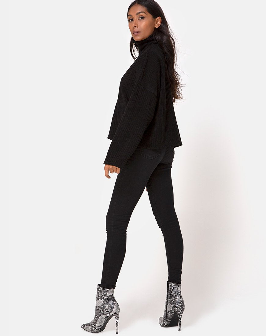 Immagine di Vinnie Jumper in maglia nera