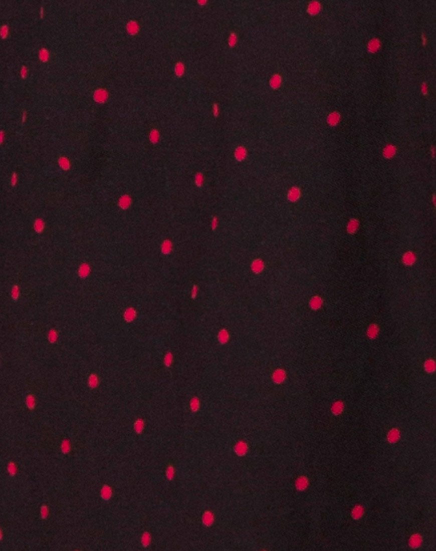 Immagine di Vinon Abito a punti cubani rosso