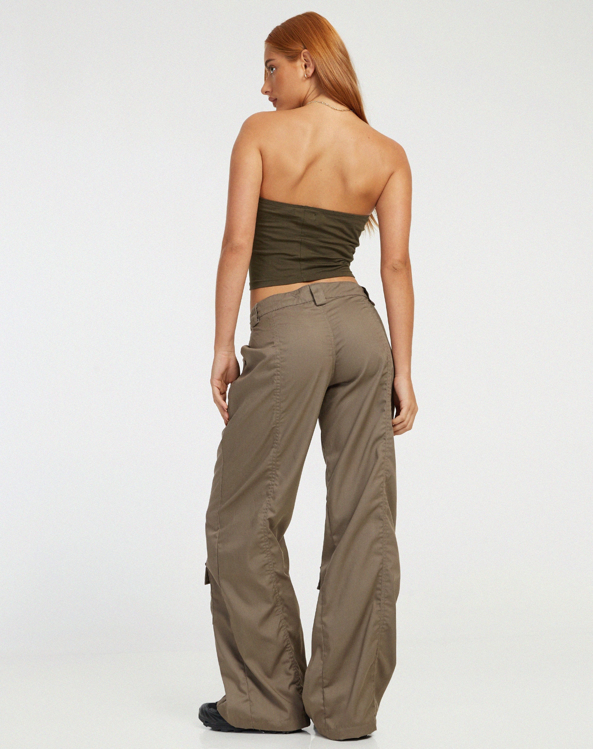 immagine di Vinsa Cargo Trouser in marrone chiaro