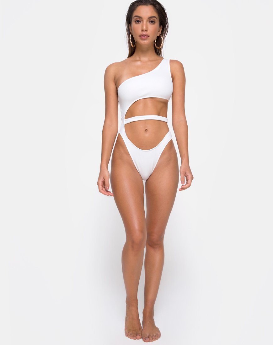 Immagine di Vixie - Costume da bagno bianco