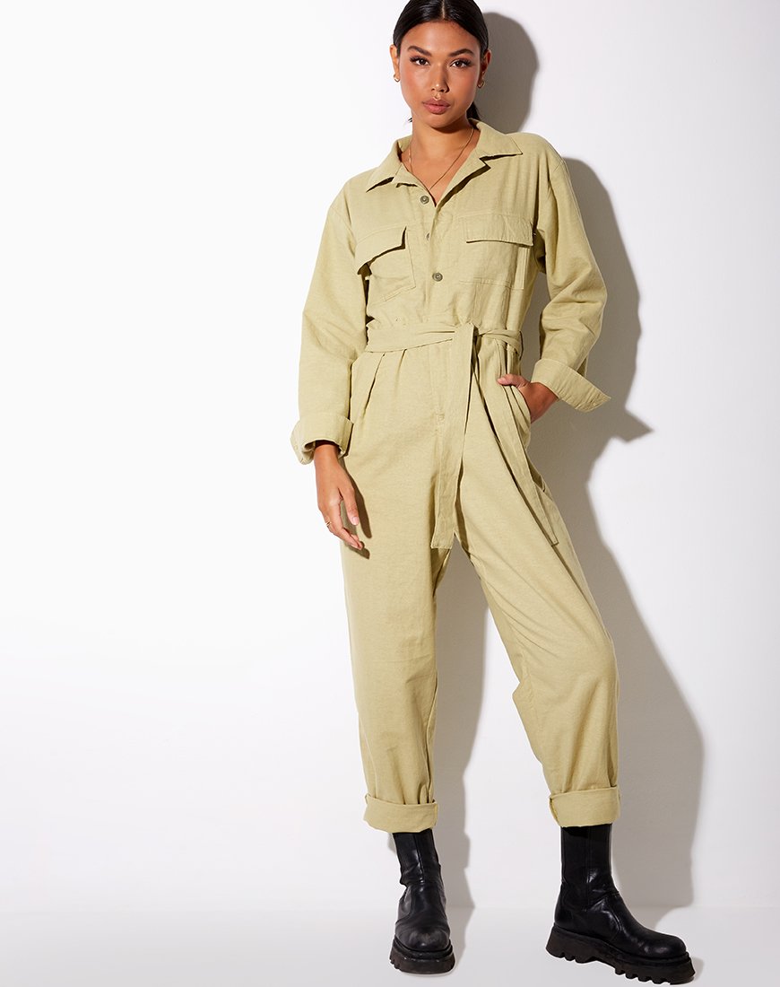 Immagine di Warda Jumpsuit in verde scuro