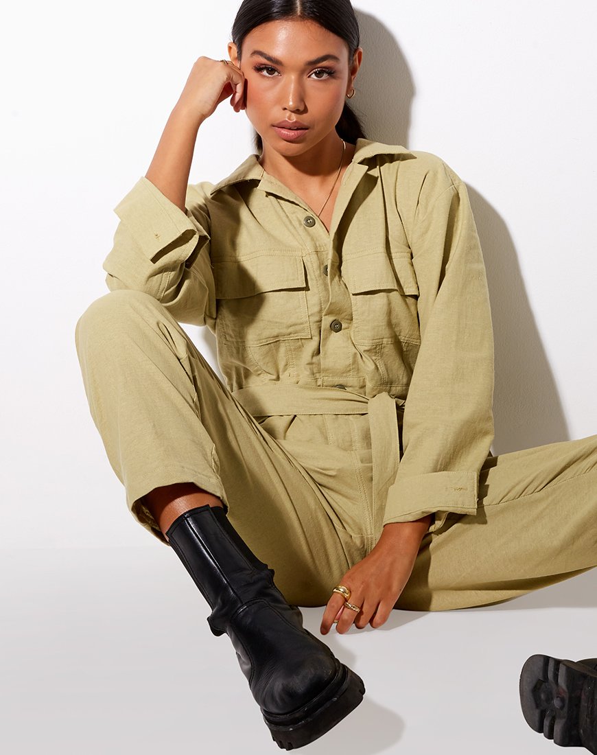 Immagine di Warda Jumpsuit in verde scuro