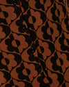 Fiore ondulato marrone
