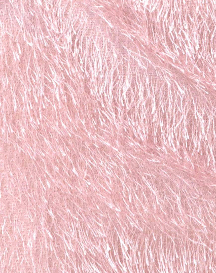 Immagine di Weaver Gonna a vita alta con frange Rosa Zucchero
