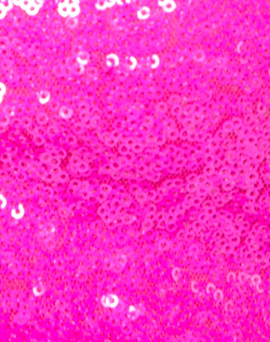 Immagine di Weaver Gonna a vita alta in mini paillettes rosa Parigi