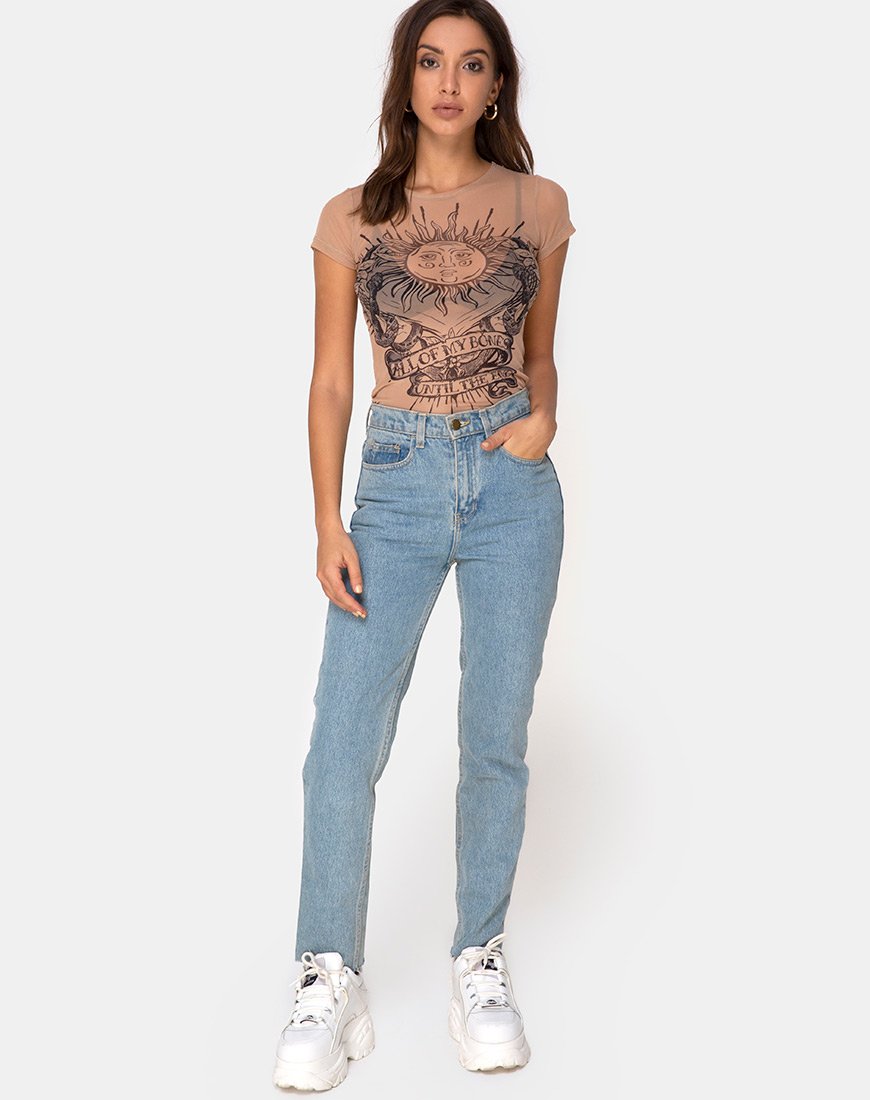 Immagine di Whitney Tee Alchemy in Net Taupe