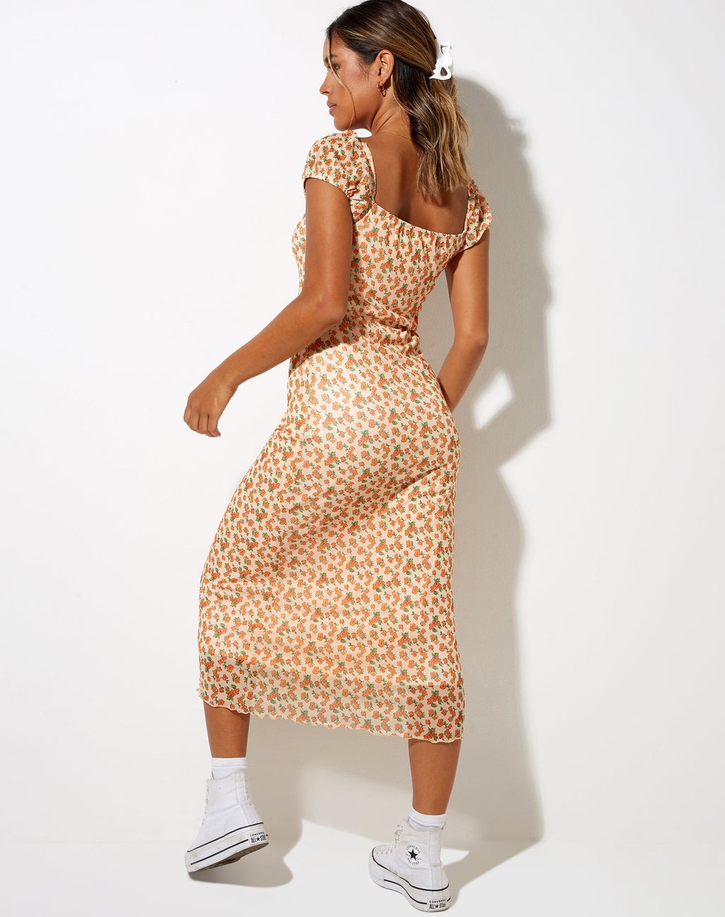 Abito midi Windy in fiore estivo