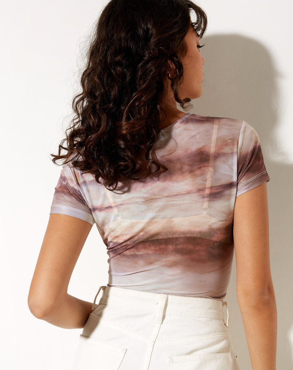 Maglietta Wity in pelle animale astratta
