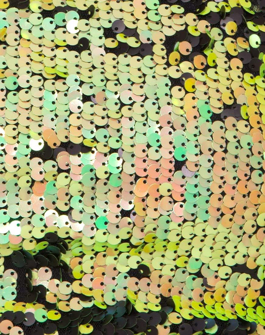 Immagine di Wrap up Tube Top in paillettes nere Citrus