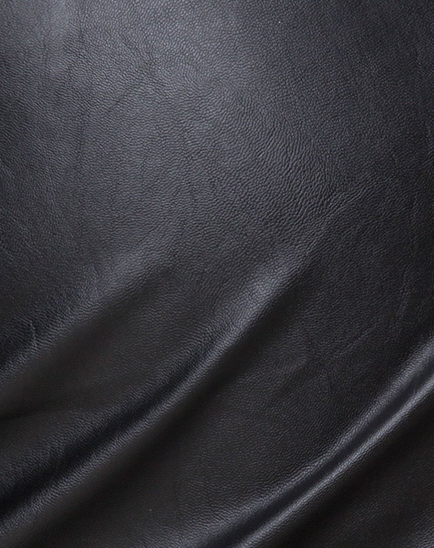 Immagine di Wren Mini Gonna in Pu Nero
