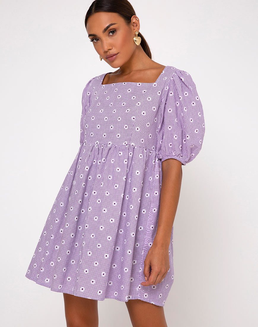 Abito Wretta in Daisy Field Lavender
