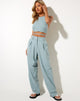 Immagine di Lakusa Pantalone a gamba larga in Rami Blue Surf