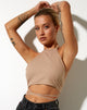 Immagine di Wu Crop Top in Rami Biscuit