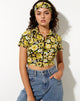 Immagine di Wuma Cropped Shirt in Retro Floral