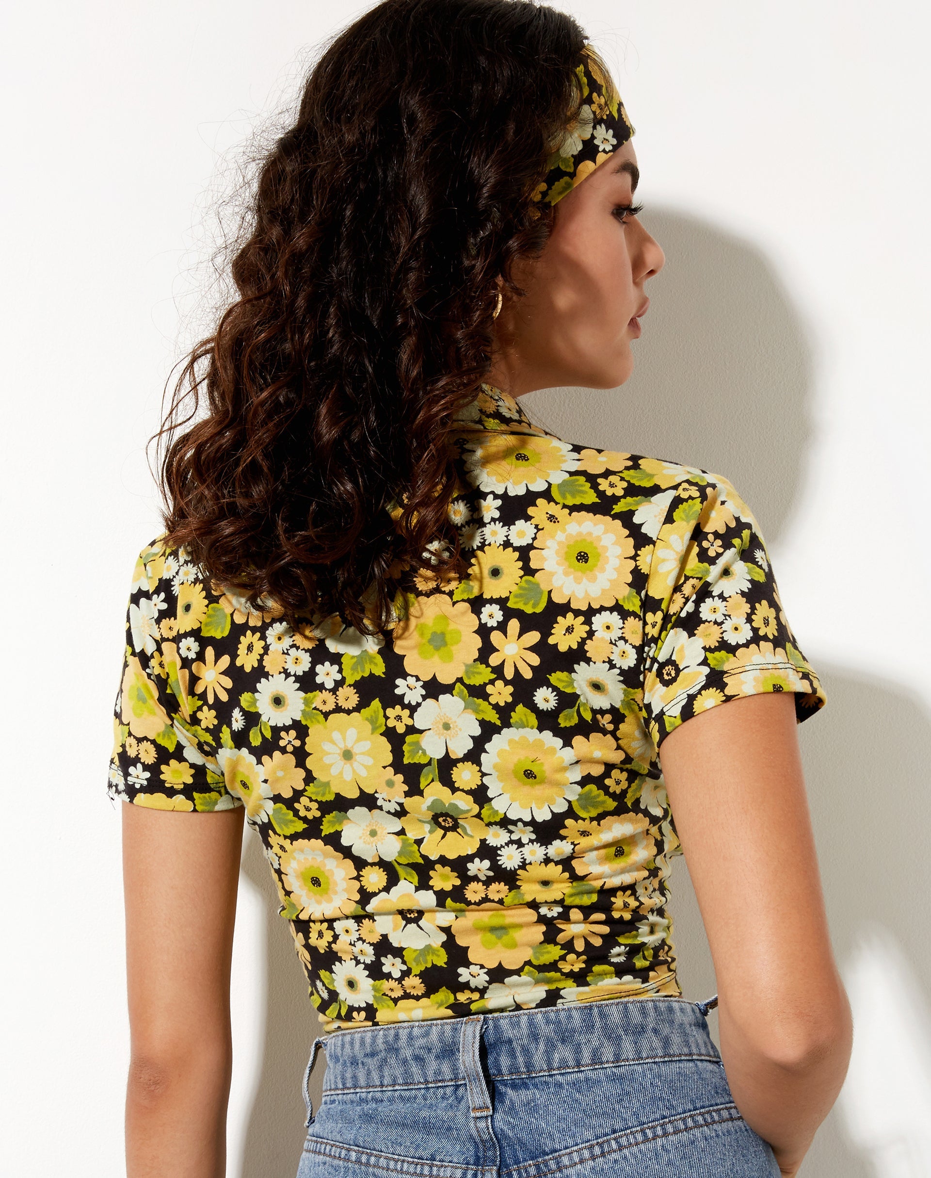 Immagine di Wuma Cropped Shirt in Retro Floral