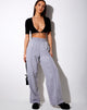 Immagine dei pantaloni Wungu in lavaggio grigio Angel Embro Label