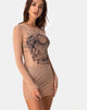 Immagine del vestito Wyatt in rete Alchemy Taupe