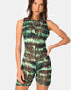 Immagine di Acro Unitard Tie Dye Turquoise Mesh