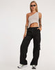 immagine di Xander Cargo Trouser in cotone Drill nero