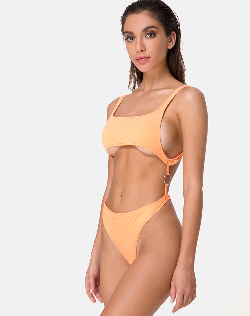 Costume da bagno Xanthe in arancione chiaro