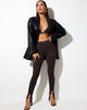 Immagine dei pantaloni Xaya in Rib Blackened Pearl