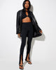 Immagine dei pantaloni Xaya in Rib Black