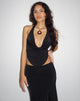 Immagine di Xena Crop Top a collo alto in nero