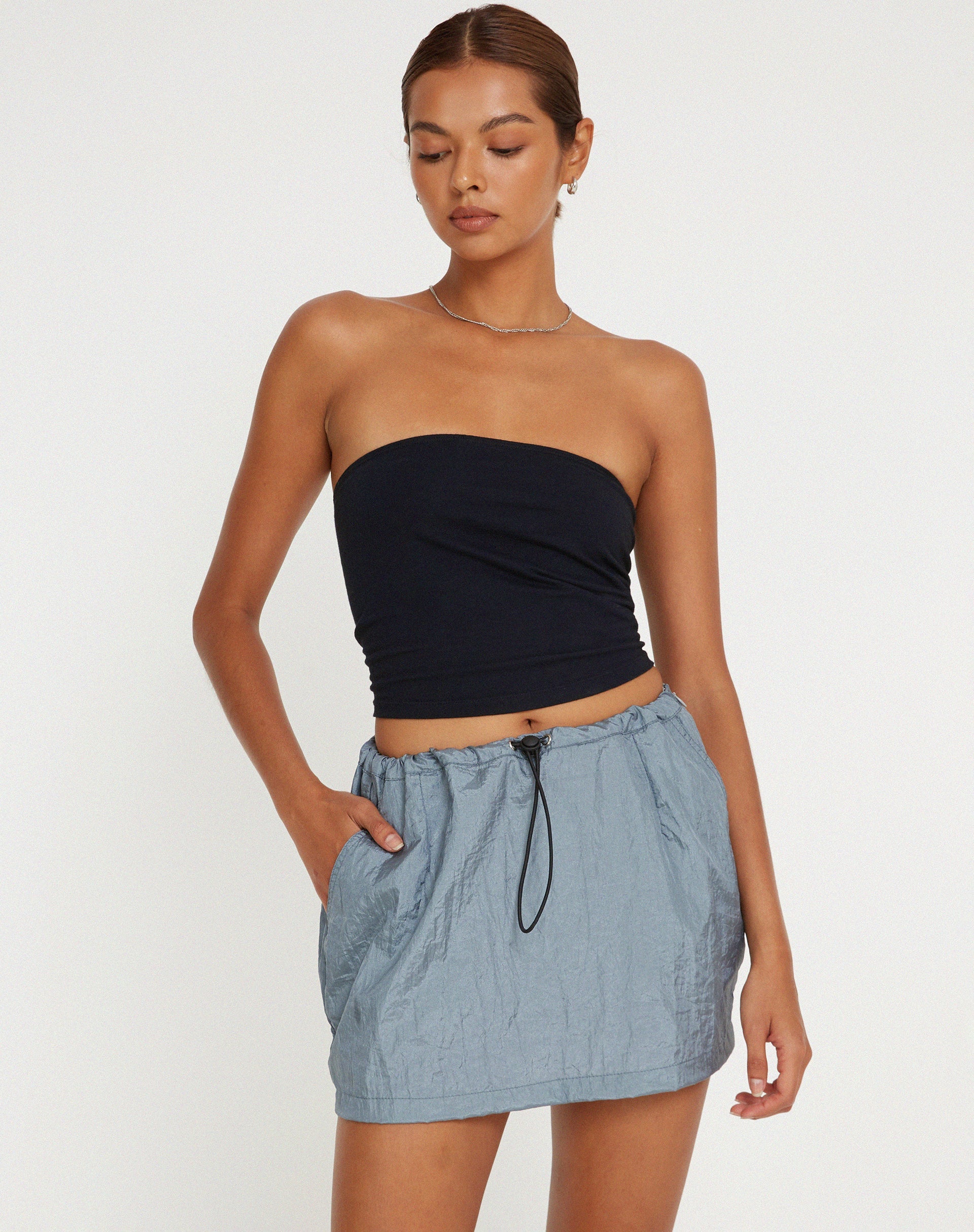 immagine di Xenpy Mini Skirt in argento