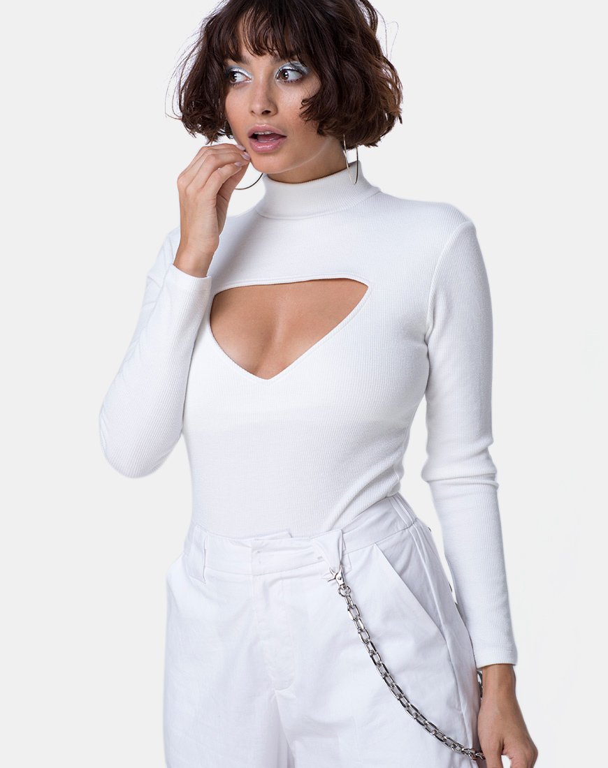Immagine di Xhesi Corpetto Mini Rib Bianco