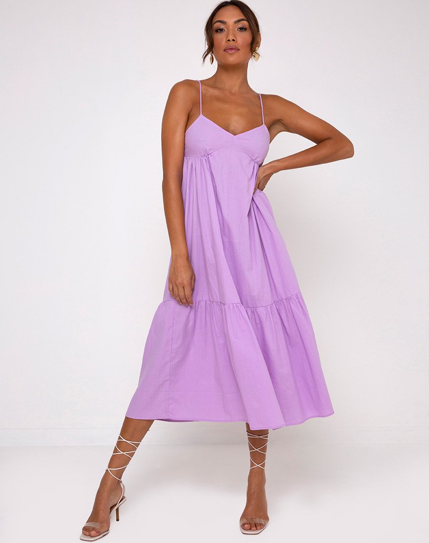 Xier - Vestito midi in lilla