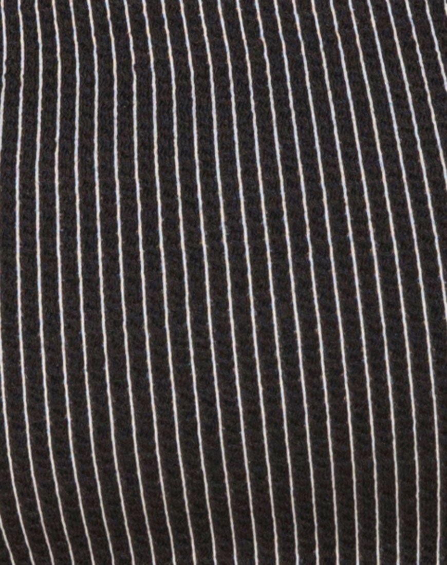 Immagine di Xin Cutout Swimsuit in Needle Point Nero