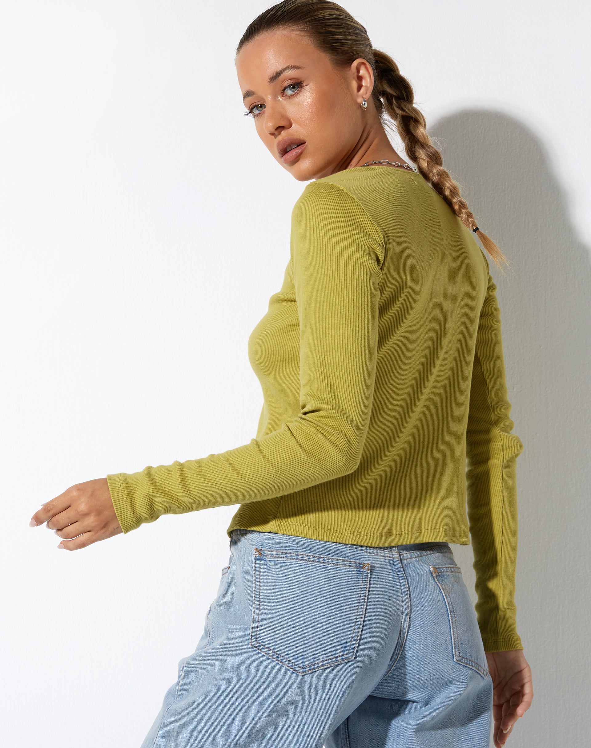 immagine di Xiur Cardi in Rib Cress Verde