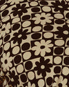 Patchwork margherita marrone