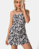 Immagine di Yashey Slip Dress in 90s Zebra