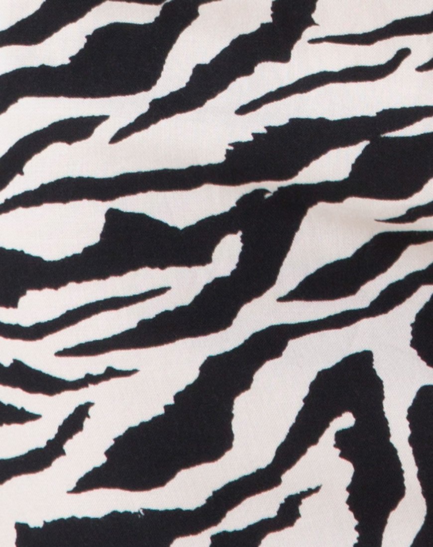 Immagine di Yashey Slip Dress in 90s Zebra