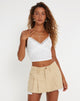 immagine di Yecaca Crop Top in pizzo avorio