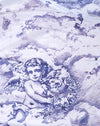 Cherubino anni '20 bianco e blu