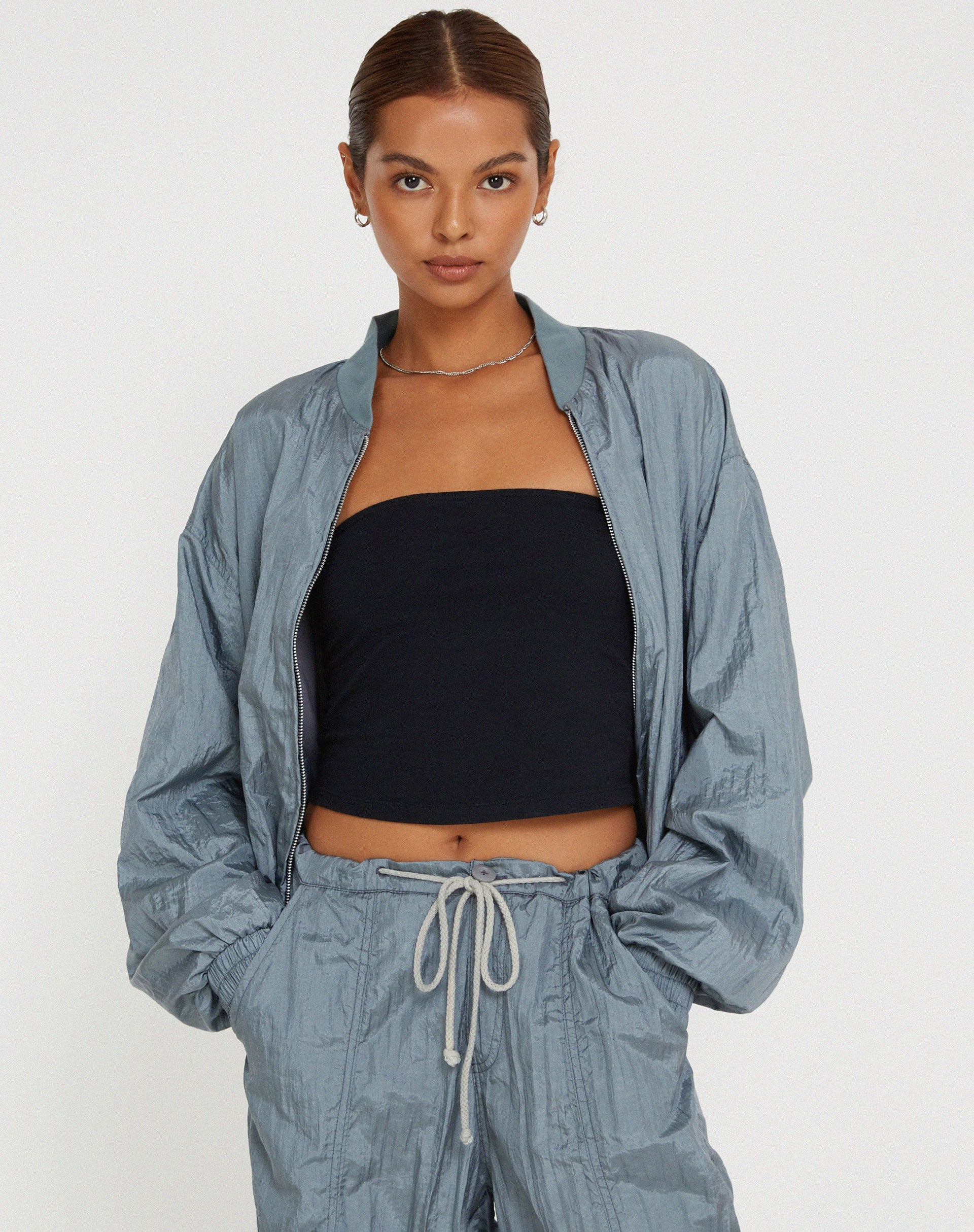 immagine di Yuu Shell Jacket in argento