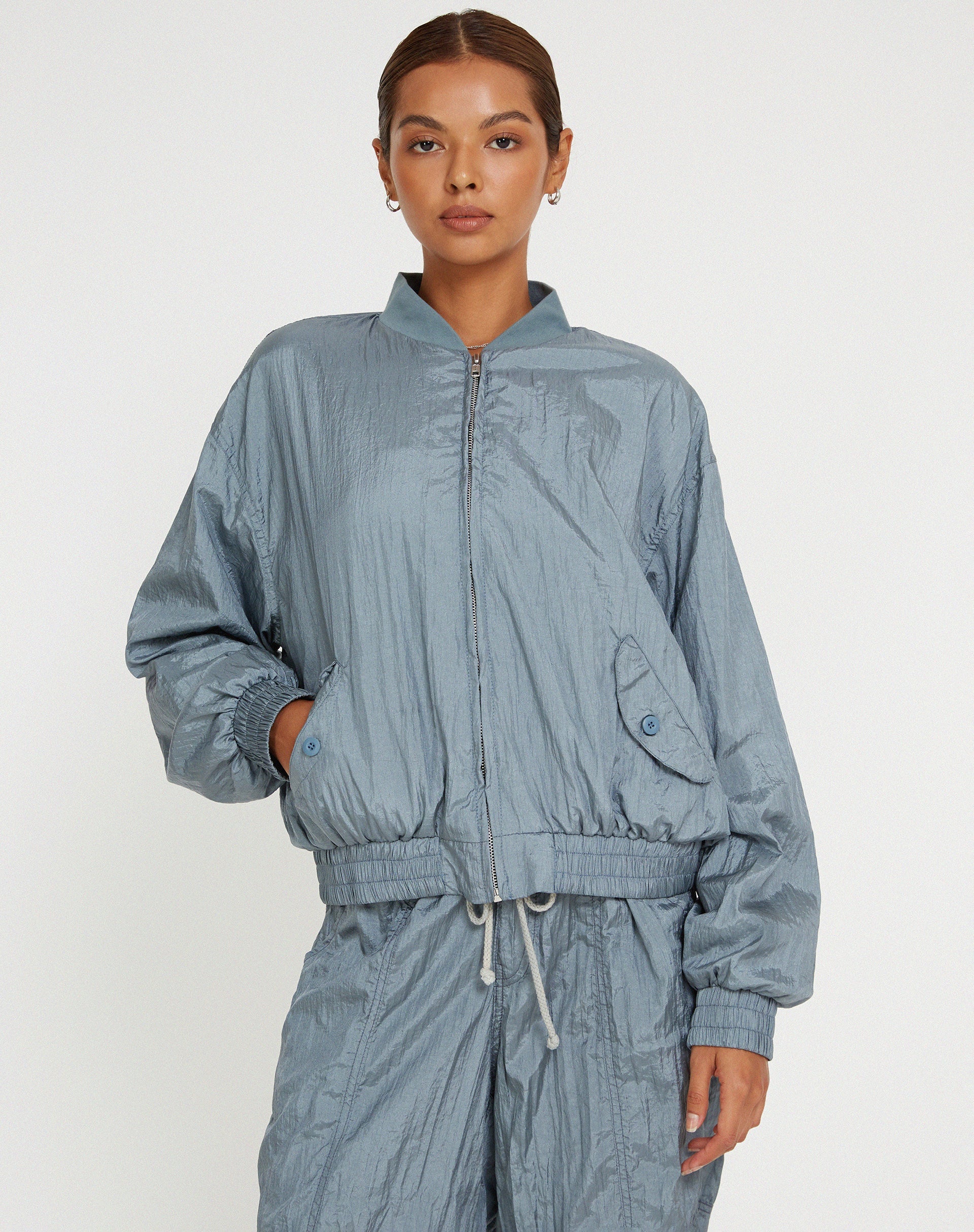 immagine di Yuu Shell Jacket in argento