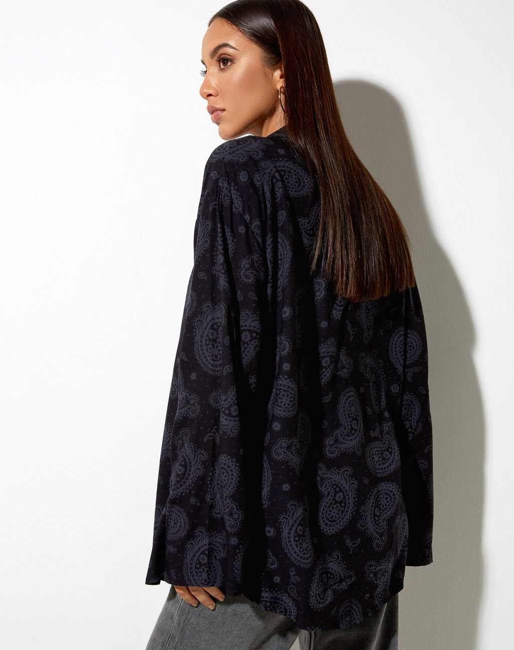 Camicia Yuya in Persian Night Black