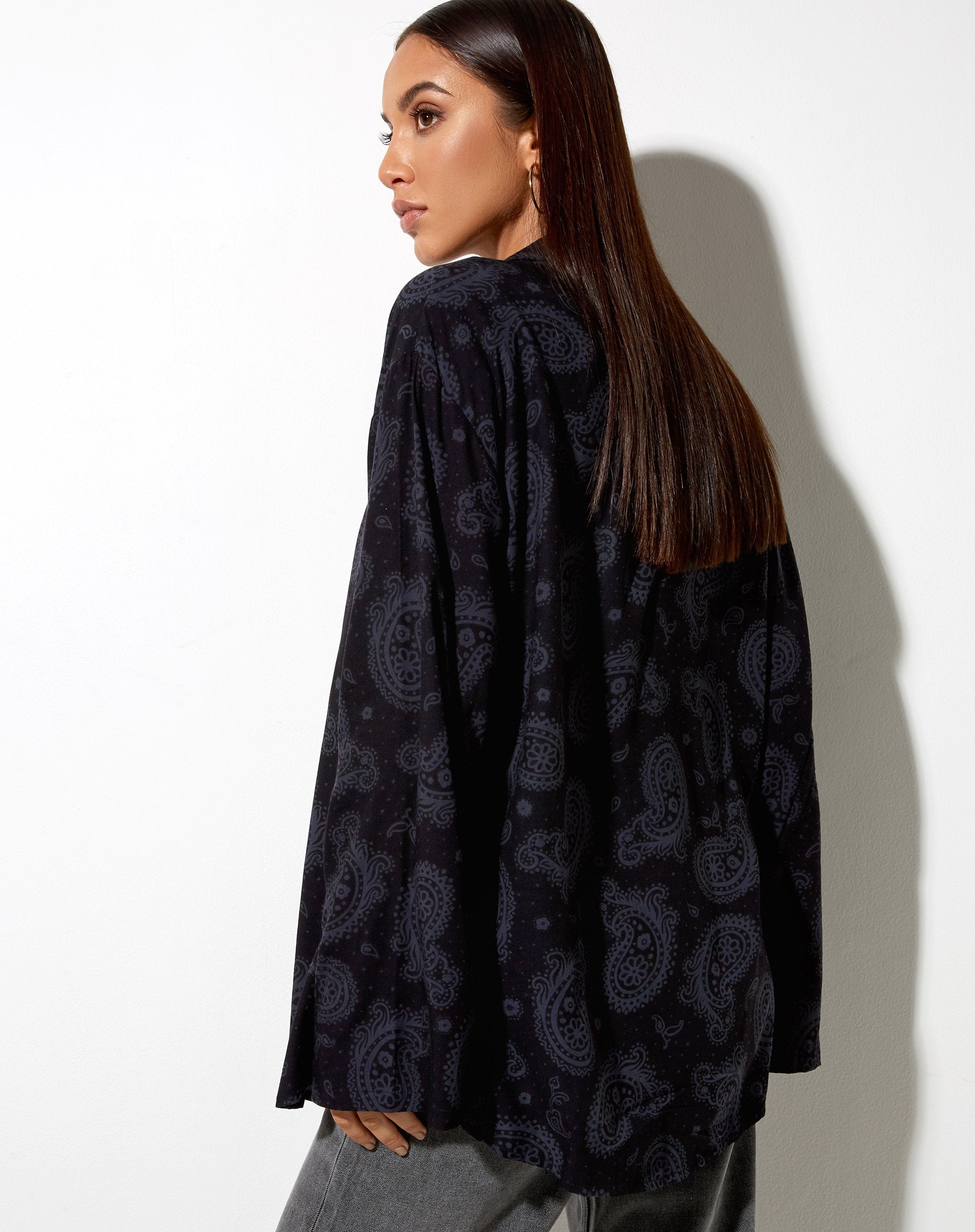 Immagine di Yuya Shirt in Persian Night Nero