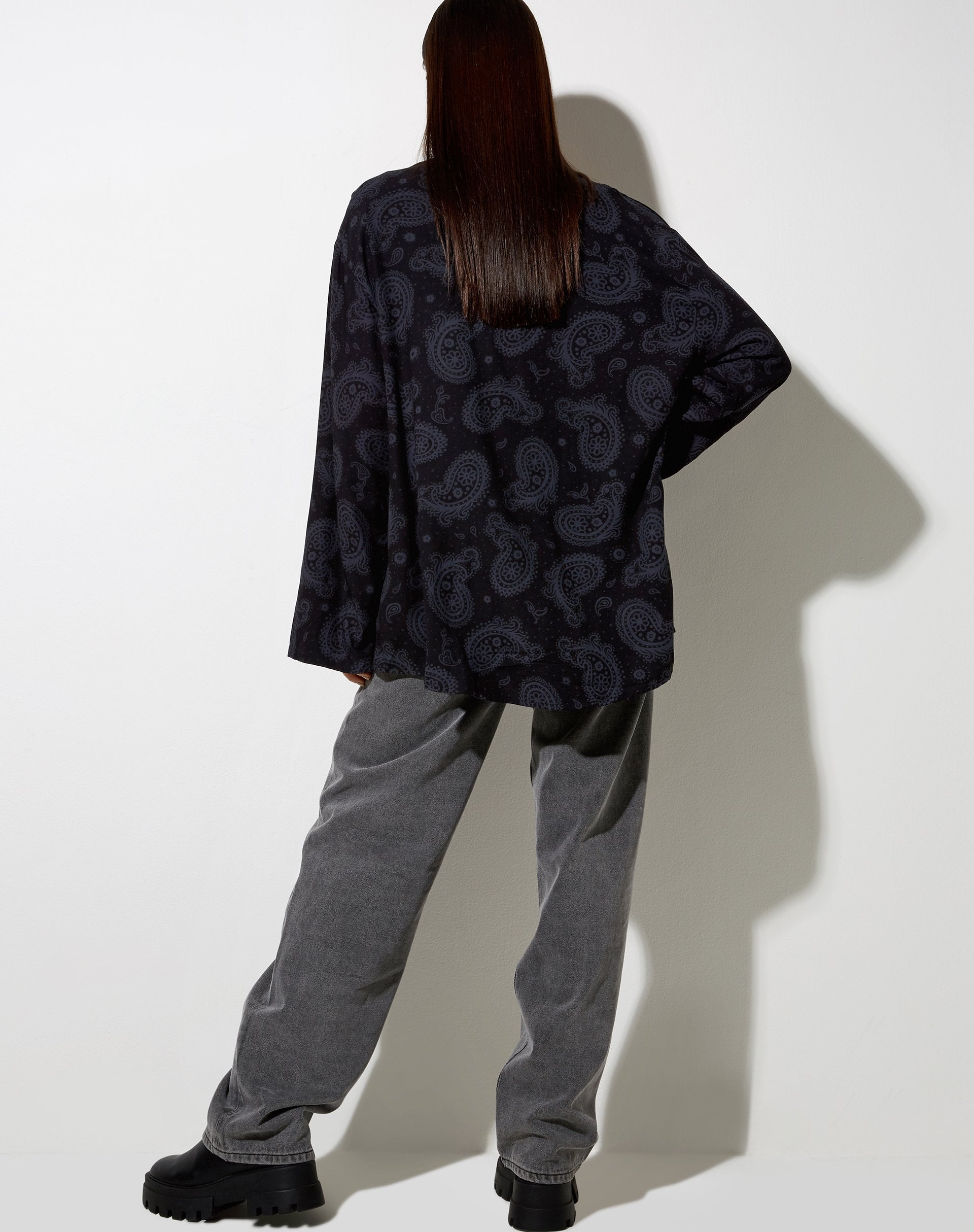 Immagine di Yuya Shirt in Persian Night Nero